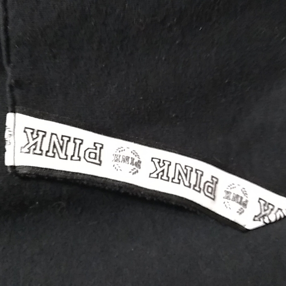 FINAL SALE! PINK Victoria's Secret Half Zip Pullover W/Hood Sz.M Gently Worn - Picture 2 of 11